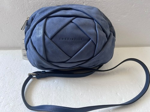 Coccinelle blue nubuck leather - coccinelle,