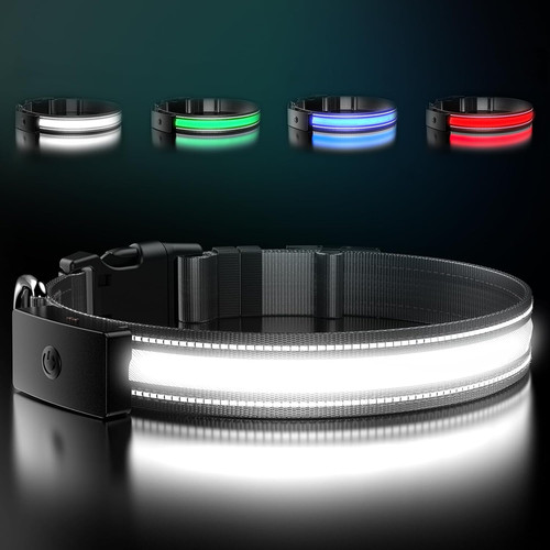Led light dog collar - dog,