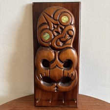 New Zealand Maori Moko Wooden