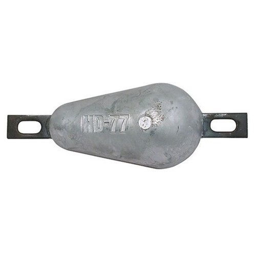 Aluminium bolt pear - aluminium, 77