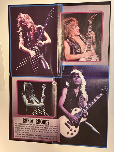 Randy rhoads pinup magazine - rhoads,