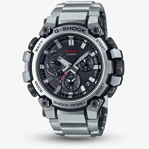 Casio shock silver black - silver, &