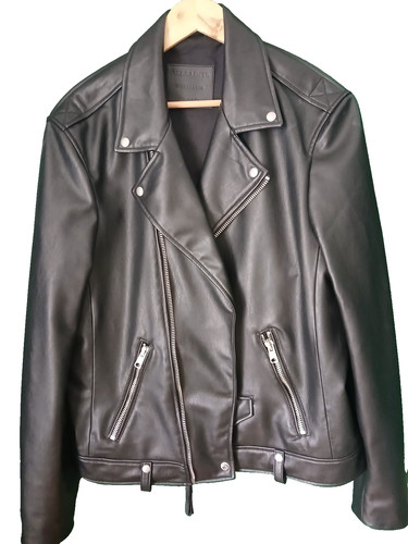 Allsaints mens leather jacket - allsaints,