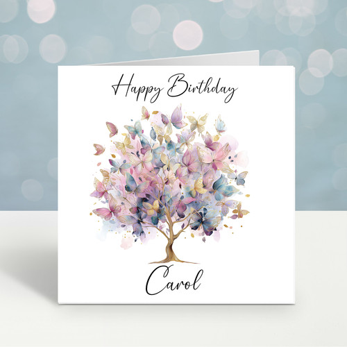 Personalised birthday card - personalised,