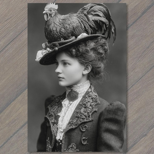 Postcard victorian woman - victorian,