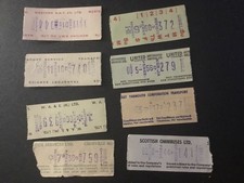 Vintage Bus Tickets U.K