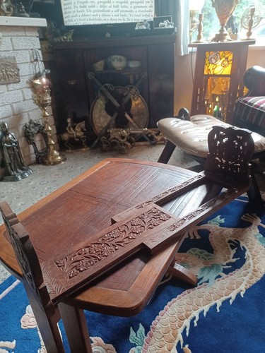 Indian hand carved - indian, wooden