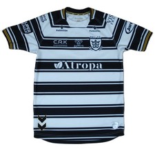HULL FC 2020 RUGBY LEAGUE SHIRT JERSEY Junior 2XL 34" Chest Signed Super League