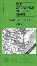 Cardiff and District 1890: One Inch Sheet 263 (Old O.S. Maps of Wales) Map –... 