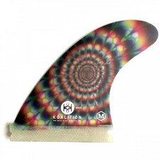 Koalition Psyche Surfboard Fin Set Medium Futures NEW 3 fin thruster set