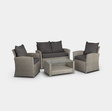 4 seat rattan garden sofa