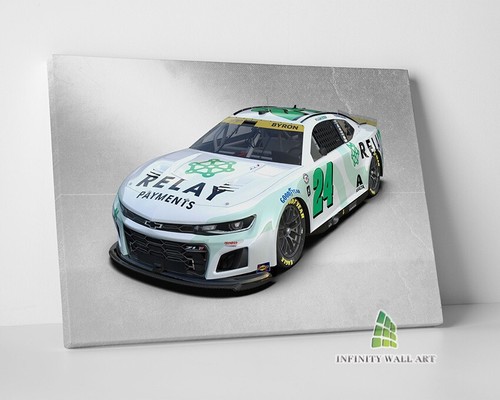 Nascar relay canvas art wall - nascar,