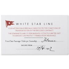 Authentic Replica Titanic 1st