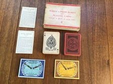 Vintage 1920s Bezique card