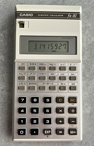 Working vintage casio 81 - working,