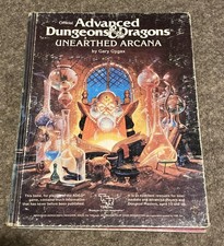 TSR 1st edition AD&D ADVANCED DUNGEONS & DRAGONS  – UNEARTHED ARCANA