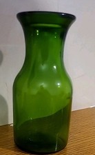 Vintage Green Glass Bottle