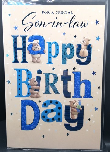 Son law birthday - birthday, card