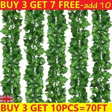 7FT Artificial Ivy Garland Trailing Vine Fake Foliage Flower Hanging Leaf Plant