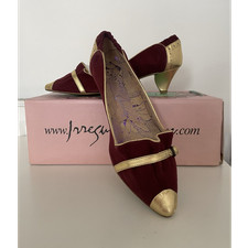 Irregular Choice Burgundy Gold