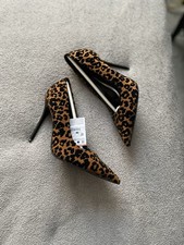 Zara Leopard Print Pointed Toe