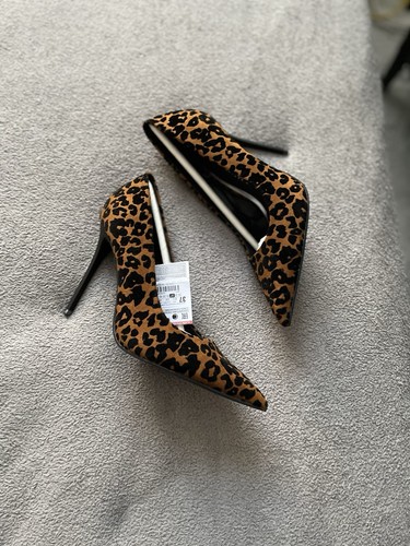 Zara leopard print pointed - leopard, toe