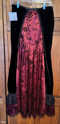 Burleska skirt velvet satin - velvet,