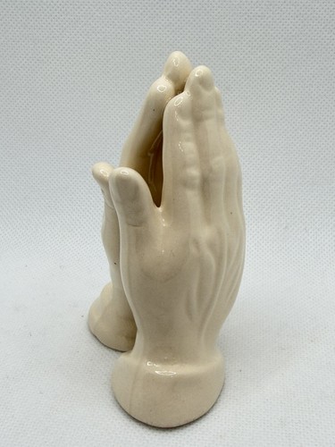 Vintage ceramic praying hands - vintage,