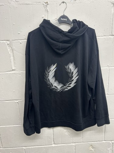 Fred perry black hoodie size - black,
