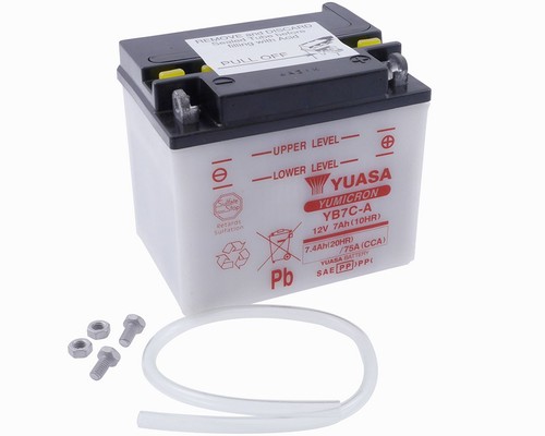 Battery yuasa yb7c 7ah - battery,