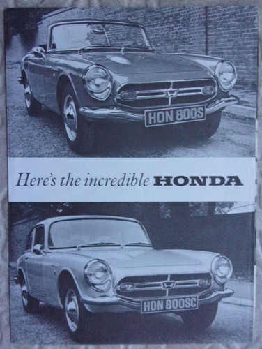 Honda s800 orig - honda, uk