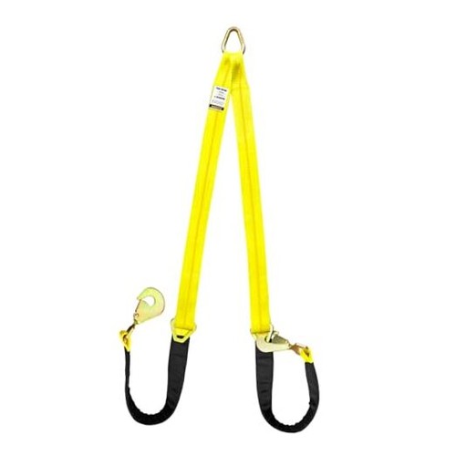 Axle bridle tow strap - v-bridle,