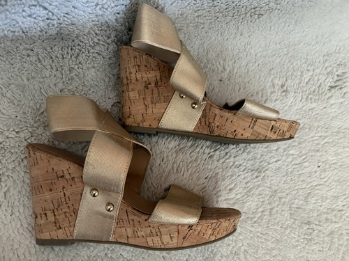 Dune head over heels - heels, gold