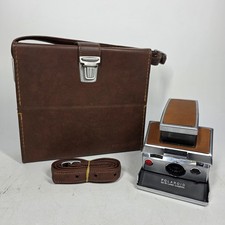 Vintage Polaroid SX-70 Land Camera With Leather Case - Untested
