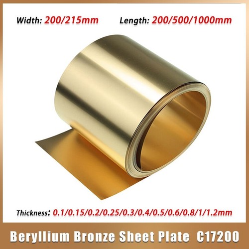 Beryllium bronze sheet - bronze,