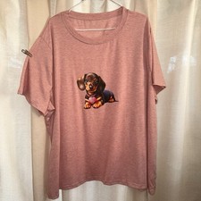 Hot Dog Sausage Dog Dachshund Top Size 26 - 28