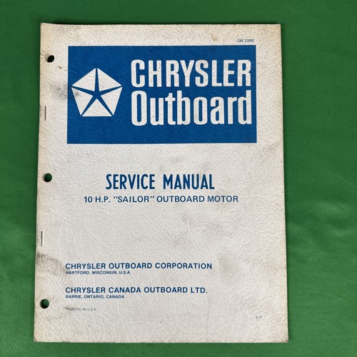 Chrysler marine outboard - chrysler,