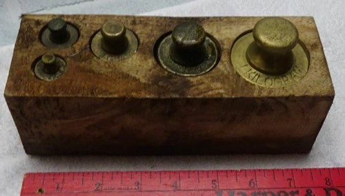 Set vintage brass - of,