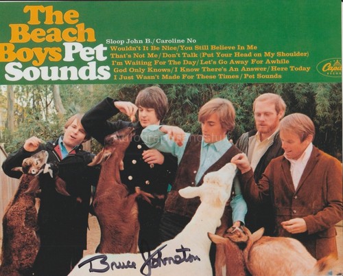 Bruce johnston hand signed - bruce,