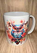 Colourful Owl Mug, Owl mug