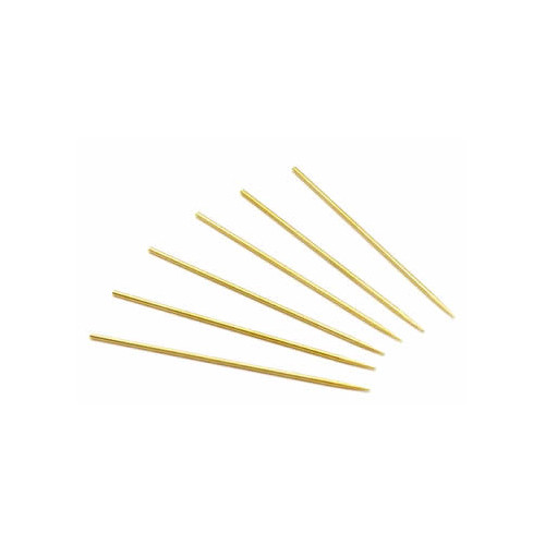Gold plated needle springs - gold,