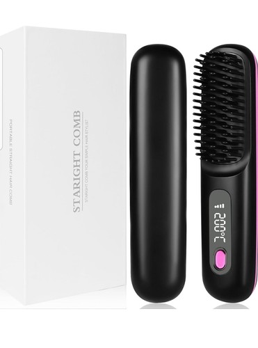 Hair straightening brush - brush,,