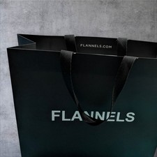Flannels Black Paper Gift Bag