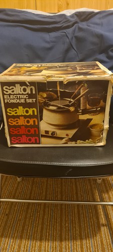 Fondue set electric vintage - fondue,