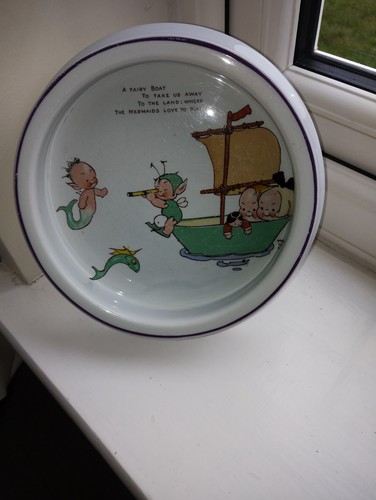 Shelley large baby plate - large,