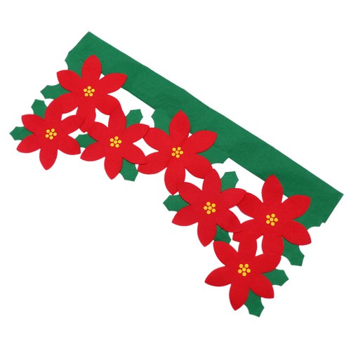 Christmas flower curtain - flower,