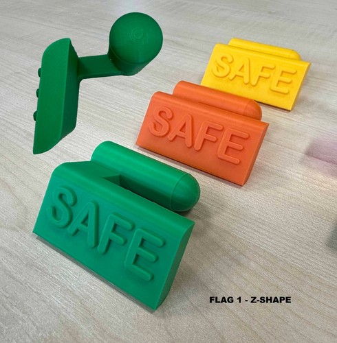 Safety flag semi auto - -, semi-auto