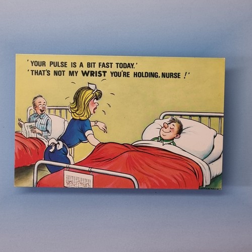 Comic postcard c1985 - c1985, hospital