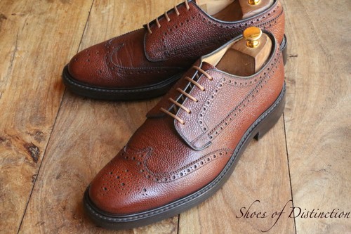 Church brown black brogue - black,