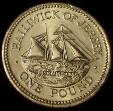 Jersey One Pound 1998